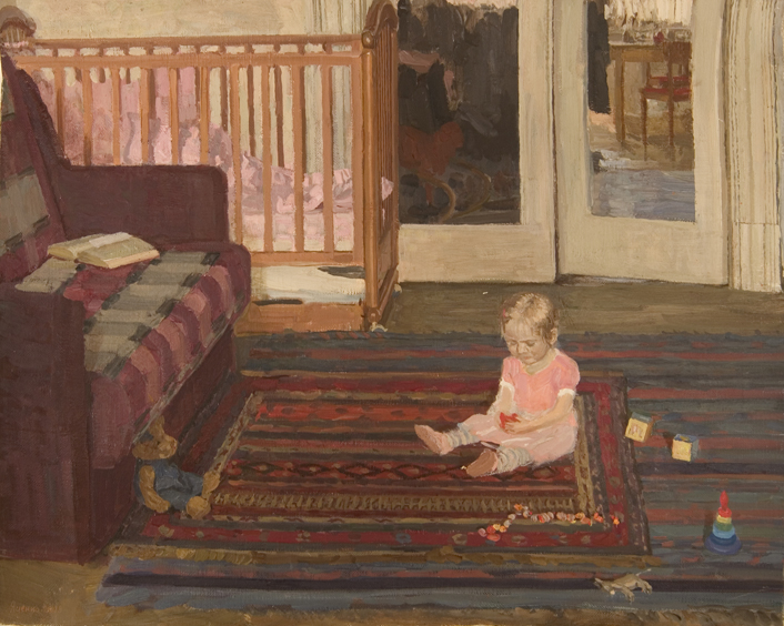 Young Olga in Room by Ilya Yatsenko