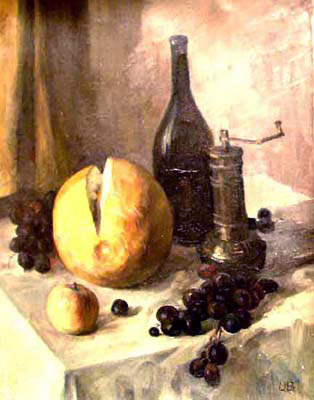 Wine and Fruits by Olga Belakovskaya