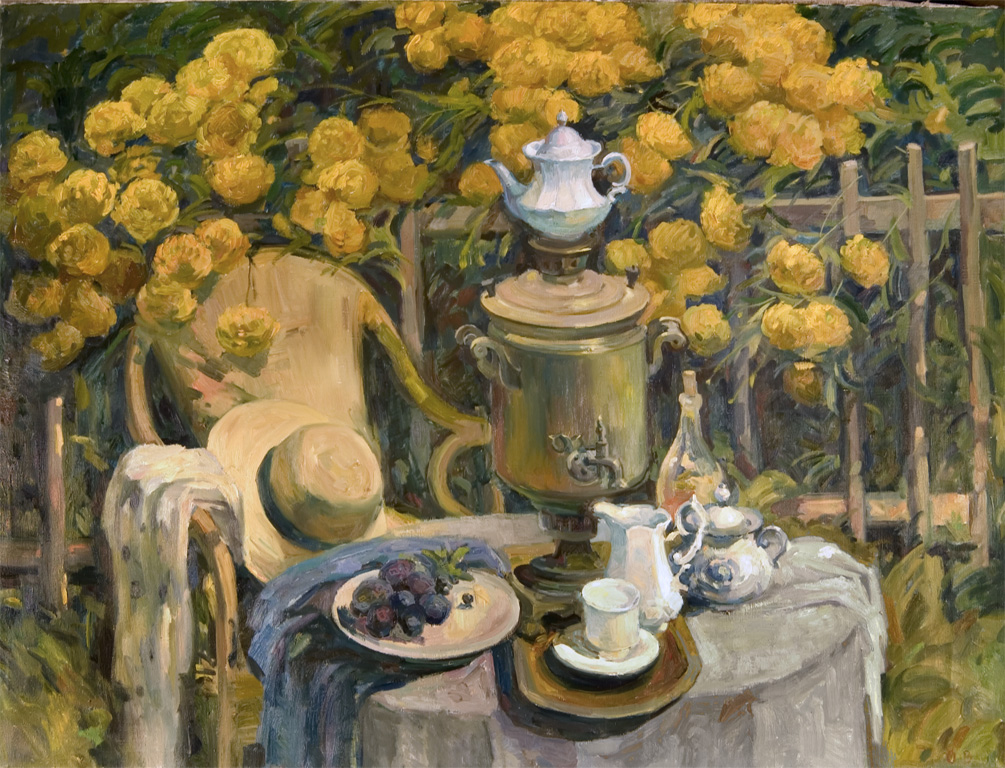 Evening Tea by Olga Belakovskaya