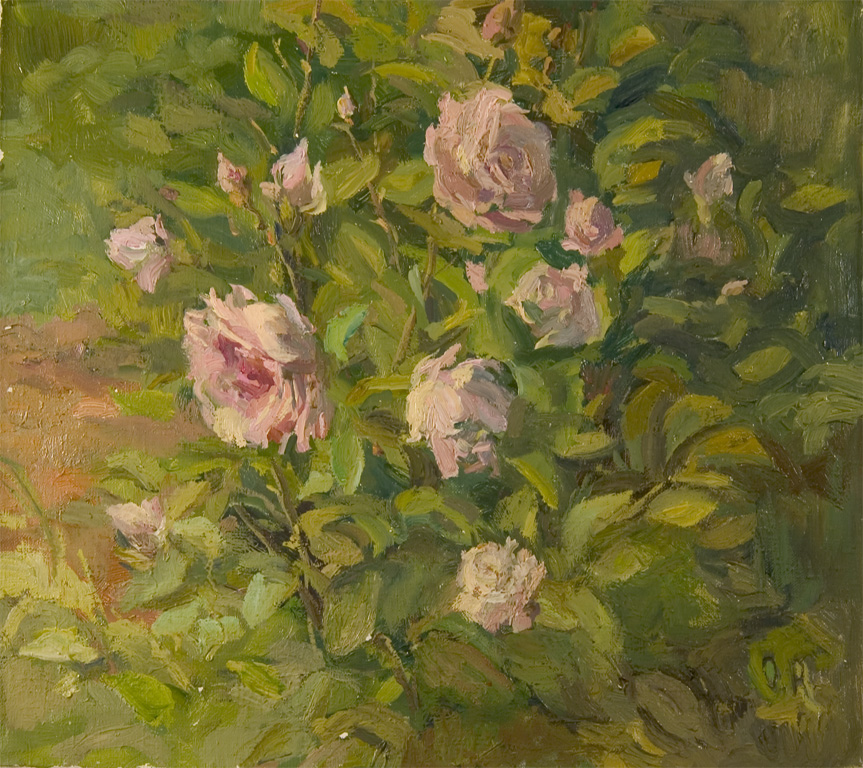 The Morning of the Rose Bush by Olga Belakovskaya