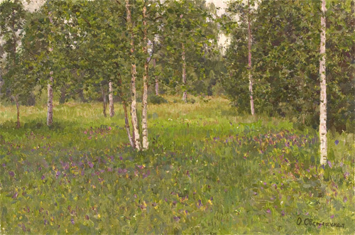 Untitled, Inscribed on back: "For Dear Ludya" by Olga G. Svetlechnaya