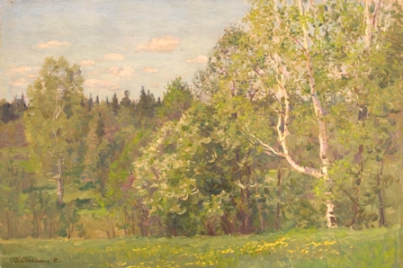 May, Flowering Mountain Ash by Olga G. Svetlechnaya